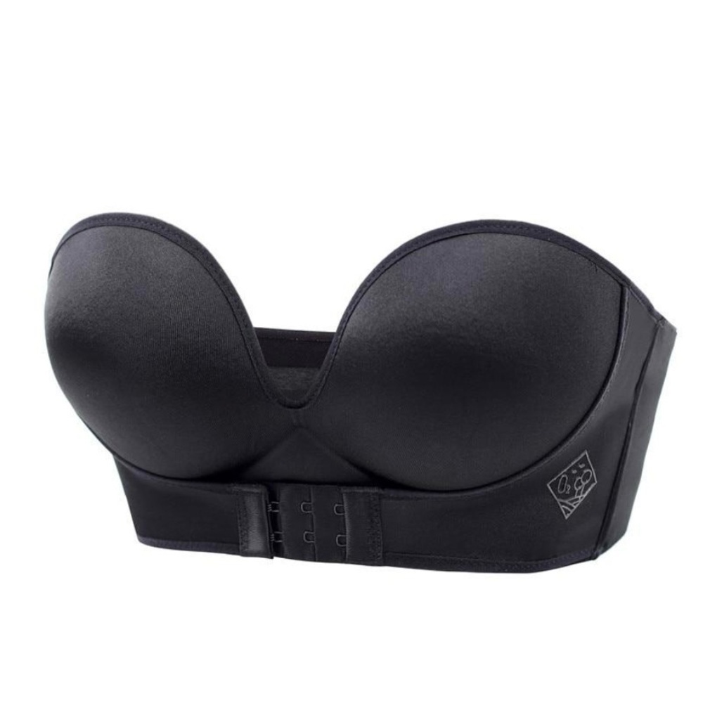 Black Strapless Bra